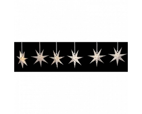 Набор из 6 елочных игрушек (20x7x20 см) Stars en_ny0068