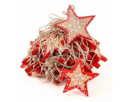 Набор из 30 елочных игрушек (8x1x8 см) Christmas Stars en_ny0005