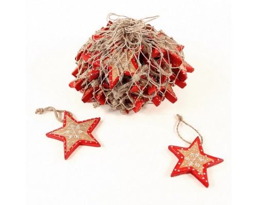 Набор из 30 елочных игрушек (8x1x8 см) Christmas Stars en_ny0005