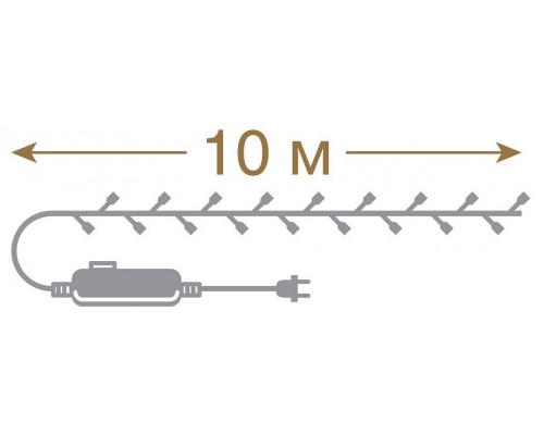Гирлянда Нить [10 м] Нить 55065