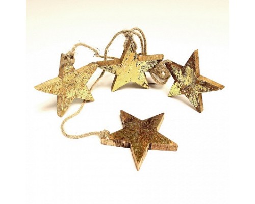 Елочная гирлянда (65x11 см) Golden Stars en_ny0028