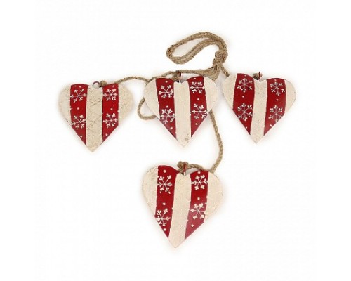 Елочная гирлянда (60x11 см) Christmas Hearts en_ny0006